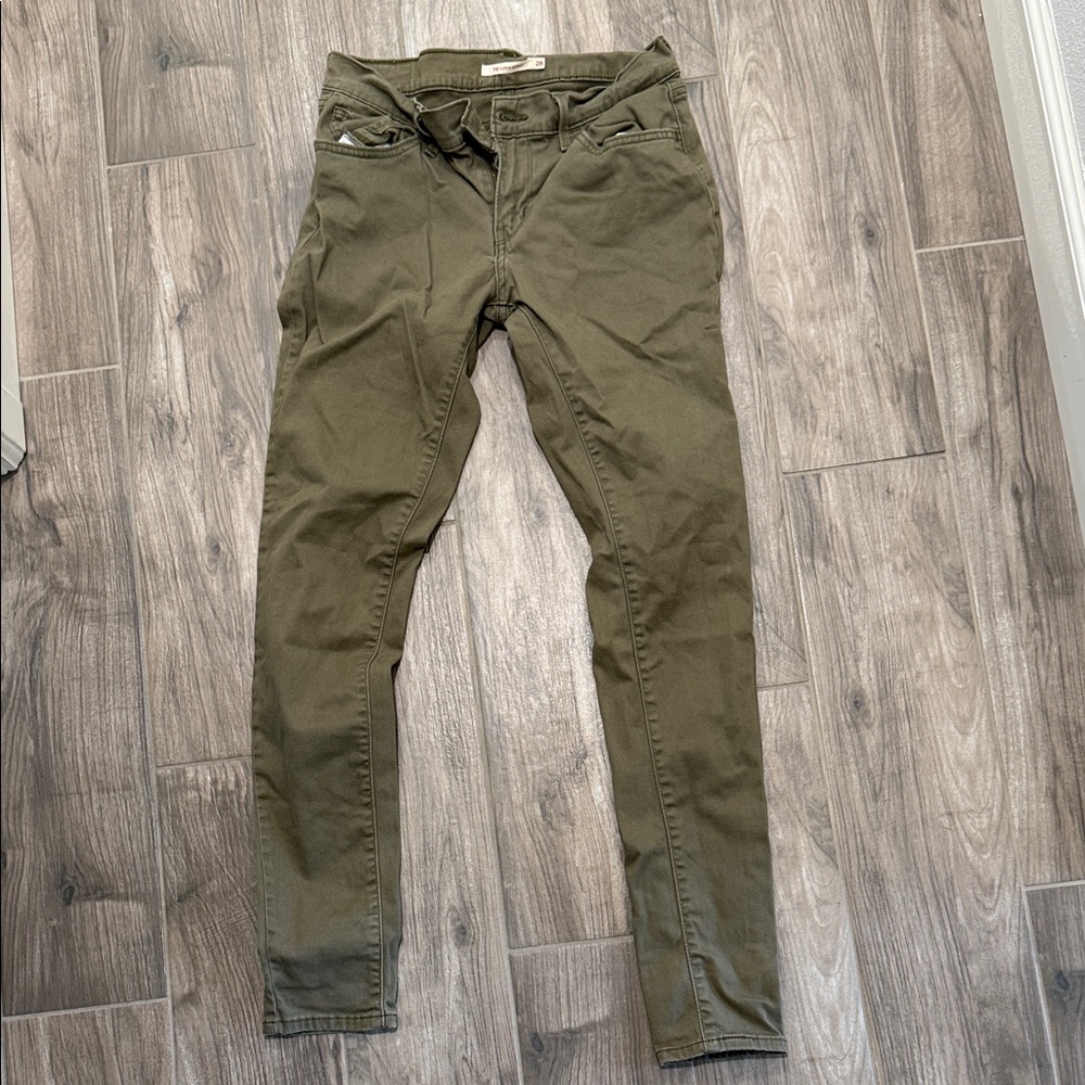 Levi's Olive Skinny Jeans for Women